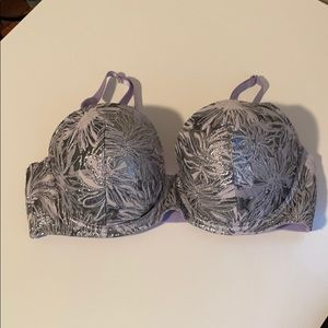 Victoria’s Secret purple/silver bra
